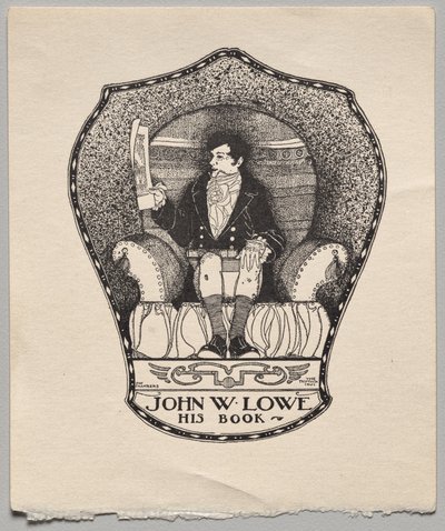 Bokskilt: John W. Lowe av Alfred Dawson