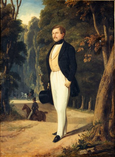 Portrett av Augustin Grisier 1791-1865, ca. 1840. av Alfred De Dreux