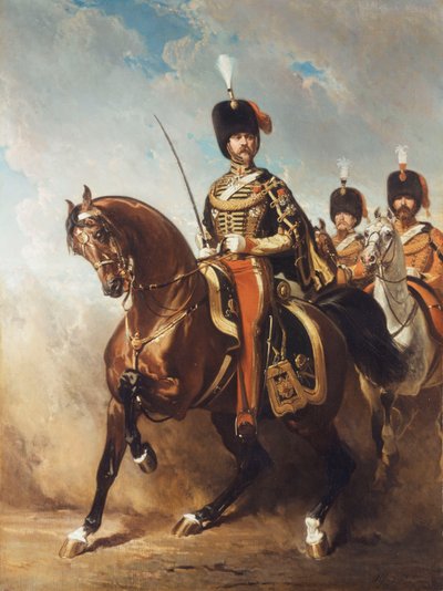 Et portrett av general Fleury til hest, av Alfred Dedreux