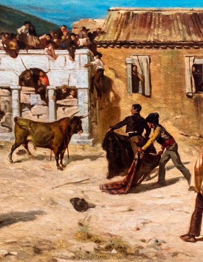 Novillos-kampen, detalj av Alfred Dehodencq