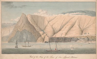 En del av bukten i byen San Miguel, La Palma av Alfred Diston