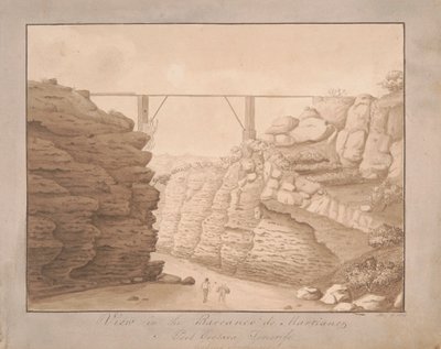 Utsikt i Barranco de Martianez, Port Orotava, Tenerife, sørover av Alfred Diston