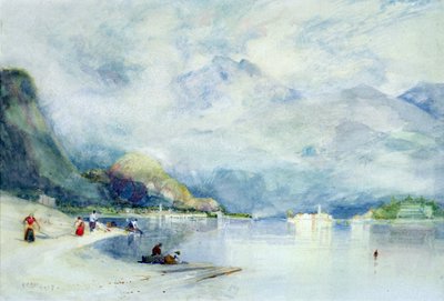 Lago Maggiore fra Stresa av Alfred East