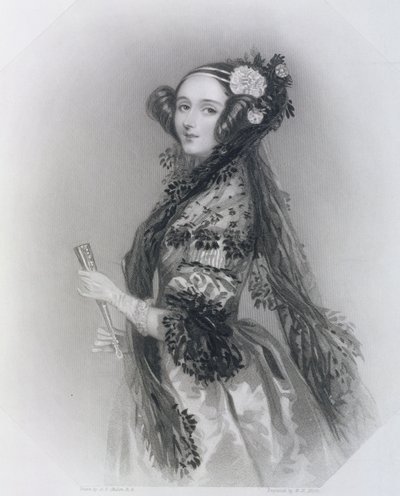 Augusta Ada King, grevinne av Lovelace (1815-52), 1852 av Alfred Edward Chalon