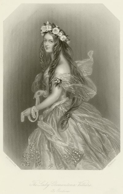 Lady Clementina Villiers av Alfred Edward Chalon