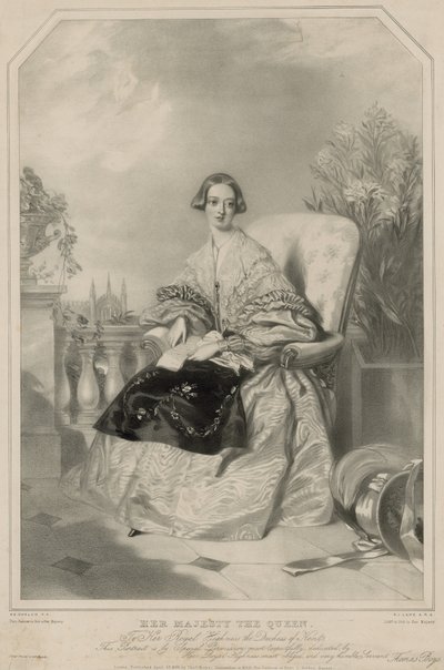Dronning Victoria av Alfred Edward Chalon