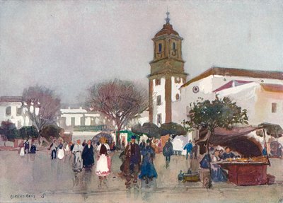 Katedralkirken, Algeciras, ca 1910 av Alfred East