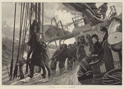 Heise seil i Atlanterhavet av Alfred Edward Emslie