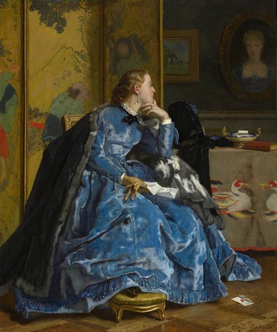 En hertuginne av Alfred Emile Stevens