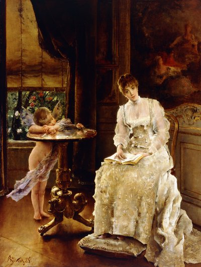 Love's Messenger av Alfred Emile Stevens
