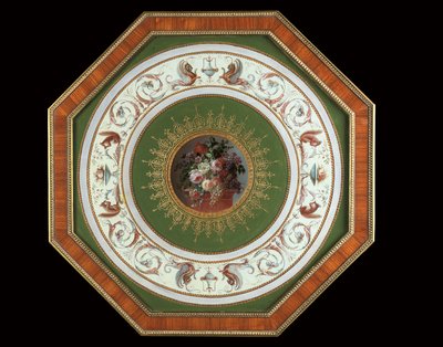 Toppen av en gueridon i Louis XVI-stil av Alfred Emmanuel Louis Beurdeley