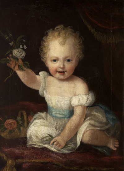 Den tredje Lord de Tabley, to år gammel, ca. 1837 av Alfred Emile Stevens