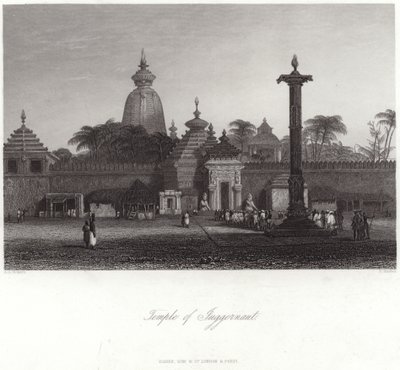 Jagannath-tempelet i Puri av Alfred Gomersal Vickers
