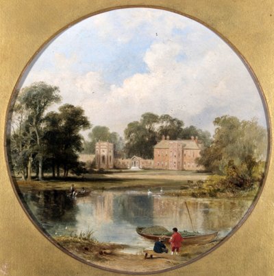 Orleans House, ca. 1840 av Alfred Gomersal Vickers