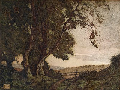 Den hengende asken, c1910 av Alfred Hartley