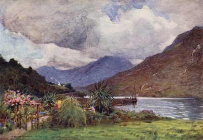 En hage i Leenane, Connemara av Alfred Heaton Cooper