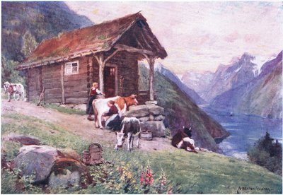 En Saeter av Alfred Heaton Cooper