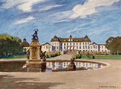Drottningholm slott, Stockholm av Alfred Heaton Cooper