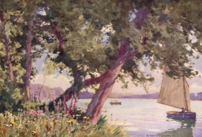 Fritton Lake, Suffolk, A Summer Morning av Alfred Heaton Cooper