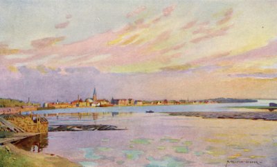 Luleå, Lappland, eksporthavnen for jernmalm av Alfred Heaton Cooper
