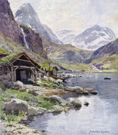 Meraak, Geiranger Fjord av Alfred Heaton Cooper