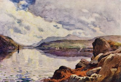 Mirror of the Morning Sky, Killery Harbor av Alfred Heaton Cooper
