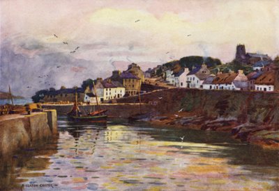 The Harbour, Roundstone, County Galway av Alfred Heaton Cooper