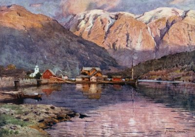 Ulvik, Hardanger Fjord av Alfred Heaton Cooper