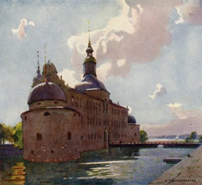 Vadstena slott, Vattern av Alfred Heaton Cooper