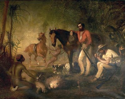Etter Løvejakten av Alfred Hichens Corbould