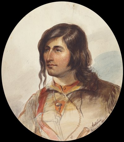 Antoine, Principal Hunter, ca. 1837 (akvarell på papir) av Alfred Jacob Miller