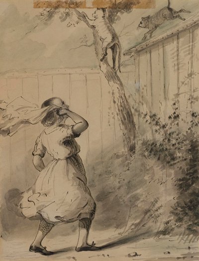Carrie og kattene av Alfred Jacob Miller