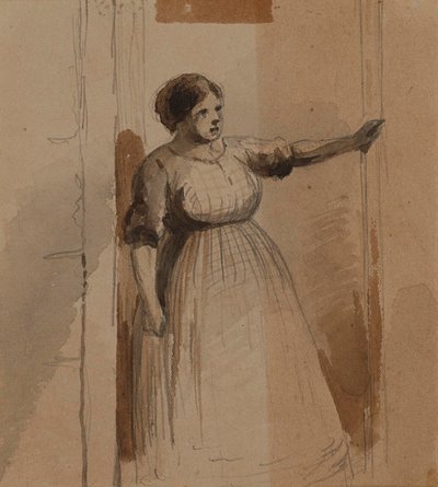Milly Ye: En skisse fra Cook Street av Alfred Jacob Miller
