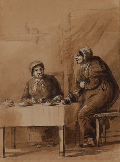 Sairey Gamp og Betsy Prig av Alfred Jacob Miller