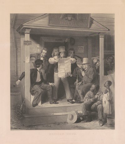 Meksikanske nyheter av Alfred Jones, after Richard Caton Woodville