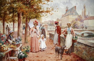 Blomsterselgeren av Alfred Jr. Glendening