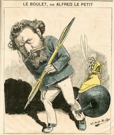 Omslag til ""Le Grelot"", nummer 119, Satirical in Colors av Alfred Le Petit