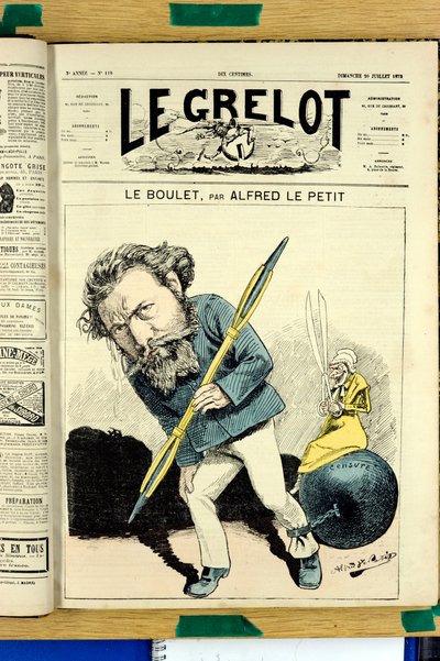 Omslag til ""Le Grelot"", nummer 119, Satirical in Colors av Alfred Le Petit