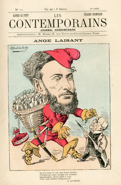 Omslag til "" The Contemporaries "", nummer 11 av Alfred Le Petit