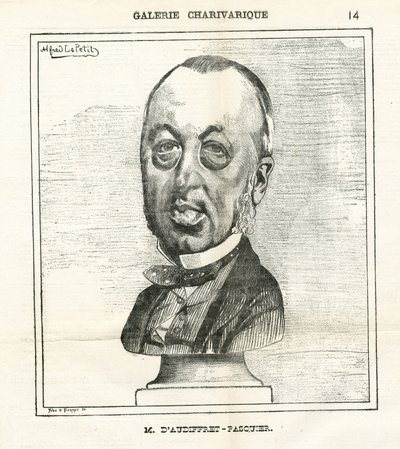 Illustrasjon av Alfred Le Pete (1841-1909) i Le Charivari av Alfred Le Petit