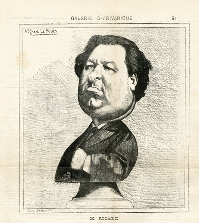 Illustrasjon av Alfred Le Pete (1841-1909) i Le Charivari av Alfred Le Petit