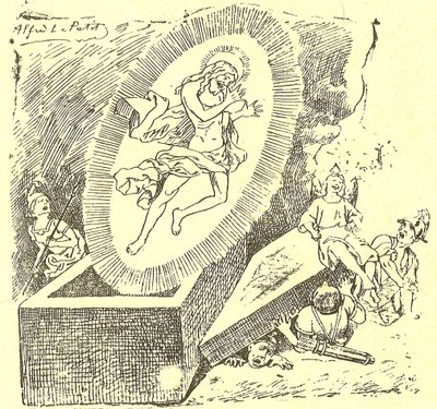 Illustrasjon av Alfred Le Pete (1841-1909) i Gros-Jean og hans prestegjeld av Alfred Le Petit