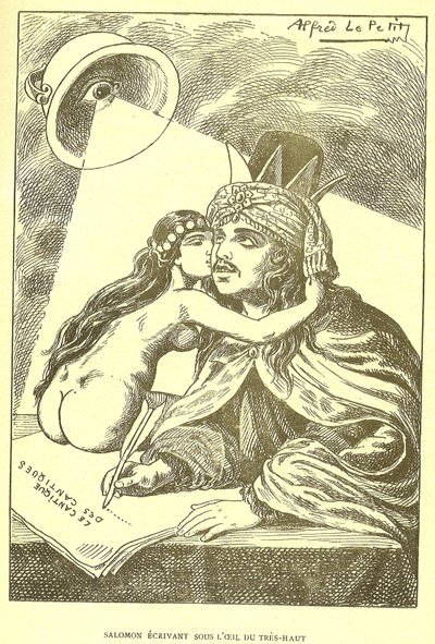 Illustrasjon av Alfred Le Pete (1841-1909) i Gros-Jean og hans prestegjeld av Alfred Le Petit