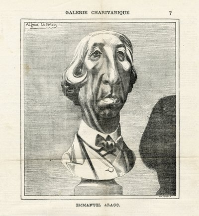 Illustrasjon av Alfred Le Pete (1841-1909) i Le Charivari av Alfred Le Petit