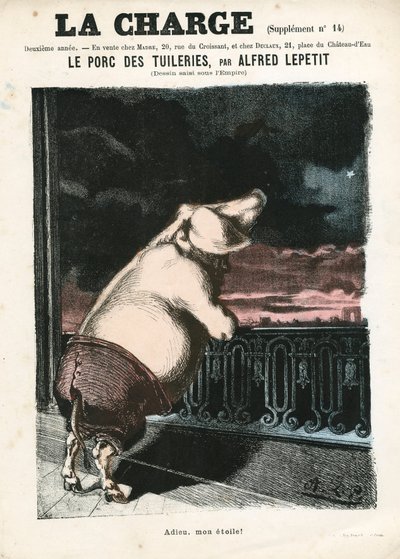 The Charge (1870), nummer 15, satirisk i farger av Alfred Le Petit