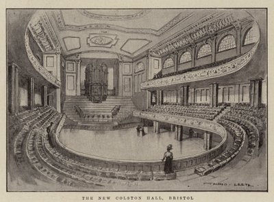 The New Colston Hall, Bristol av Alfred Leete