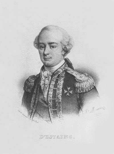 Charles Hector, greve av Estaing av Alfred Leon Lemercier