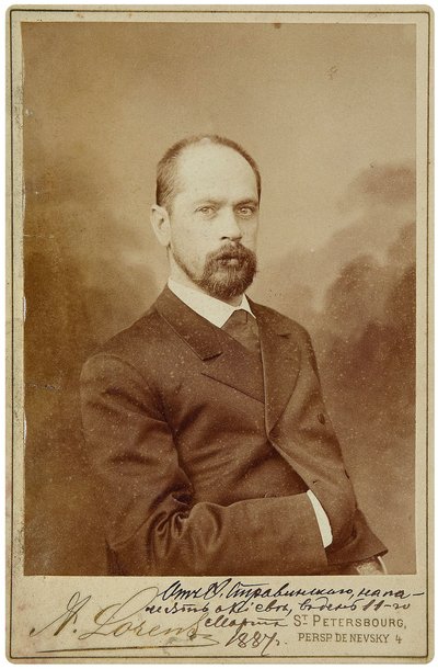 Feodor Stravinski (1843-1902) - Portrett av bassoperasangeren Fyodor Ignatievich Stravinsky (1843-1902) - Petersburg Fotostudio Alfred Lorens. Fotografi av Alfred Lorens