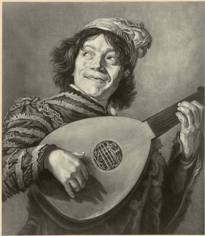 The Jester, etter Frans Hals av Alfred Louis Bahuet