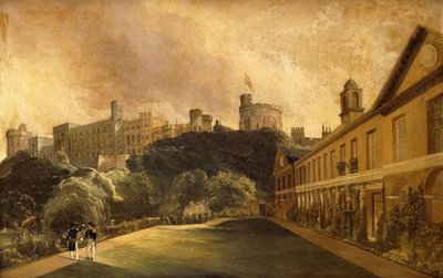 Utsikt over Windsor Castle fra Traver